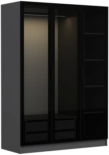 FUNZI LIVING Antrasitt Sort - 2271 Garderobe